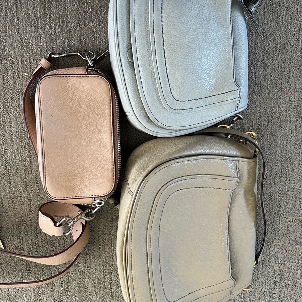 Three Marc Jacobs Side Bag bundle